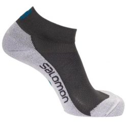 Skarpetki Unisex Dla Dorosłych Speedcross. Szare skarpetki damskie Salomon, bez wzorów, z materiału. Za 59.99 zł.