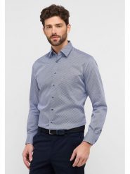 Eterna Koszula - Modern fit - w kolorze niebieskim rozmiar: 48. Niebieskie koszule męskie Eterna, bez wzorów, z bawełny, bez kołnierzyka, bez ramiączek. Za 78.28 zł.