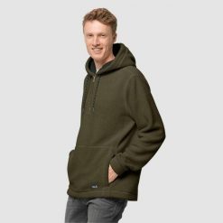 Bluza sportowa męska Jack Wolfskin Nature Life. Zielone bluzy sportowe męskie Jack Wolfskin, bez wzorów, sportowe, bez kołnierzyka, bez ramiączek. Za 467.00 zł.