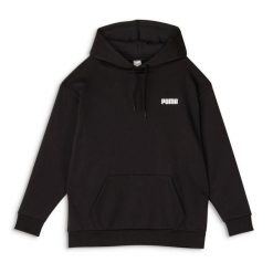 Bluza damska Puma ESS SMALL LOGO RELAXED FL 68832001. Czarne bluzy z kapturem damskie Puma, m, z bawełny. Za 146.17 zł.