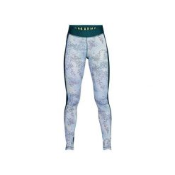 Legginsy Damskie Under Armour HeatGear Printed. Zielone legginsy sportowe damskie Under Armour, xs, bez wzorów, z elastanu, na fitness i siłownię. Za 246.45 zł.