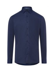 Finshley & Harding Koszula - Easy Care Mężczyźni Modern Fit Bawełna niebieski, 46. Niebieskie koszule męskie Finshley & Harding, m, bez wzorów, z bawełny, bez kołnierzyka, bez ramiączek. Za 199.95 zł.