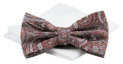 ZESTAW - Mucha z Poszetką Chattier - Wzór Orientalny. Krawaty i muchy męskie Chattier, bez wzorów, eleganckie. Za 59.00 zł.