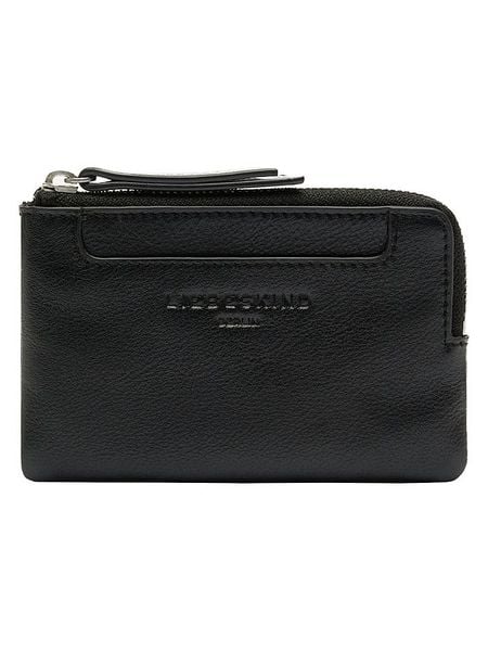 Liebeskind Berlin Skórzany portfel w kolorze czarnym - 13 x 8 cm rozmiar: onesize. Czarne portfele damskie LIEBESKIND BERLIN, bez wzorów, z materiału. Za 104.95 zł.
