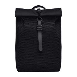 Siatkowy Plecak Zwijany. Czarne plecaki damskie Rains, bez wzorów, sportowe. Za 701.99 zł.