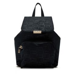 Plecak Guess. Czarne plecaki damskie Guess, z aplikacjami. Za 339.99 zł.
