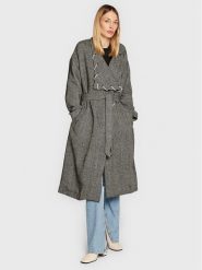 TWINSET Płaszcz przejściowy 222AP237A Szary Regular Fit. Szare płaszcze damskie Twinset, xxs, bez wzorów, z syntetyku. Za 1,449.00 zł.