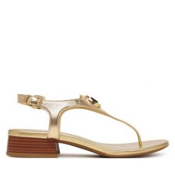 Sandały MICHAEL Michael Kors. Żółte sandały damskie MICHAEL Michael Kors, bez wzorów, bez obcasa, na płaskiej podeszwie. Za 719.99 zł.