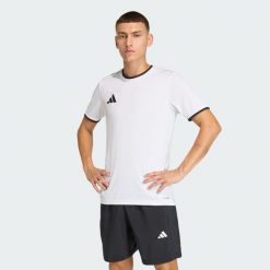 Koszulka Entrada26. Białe t-shirty sportowe męskie Adidas, bez ramiączek, do piłki nożnej, climacool (adidas). Za 79.95 zł.