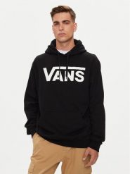 Vans Bluza Classic III VN000HNX Czarny Regular Fit. Czarne bluzy bez kaptura męskie Vans, l, z syntetyku. Za 209.99 zł.