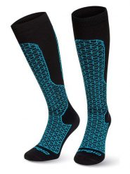 Spaio Skarpety funkcyjne "Breeze" w kolorze czarno-turkusowym rozmiar: 38-40. Czarne skarpetki męskie Spaio, bez wzorów, z materiału. Za 56.99 zł.