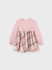 Mayoral Sukienka codzienna 2.978 Różowy Regular Fit. Czerwone sukienki dziewczęce Mayoral, bez wzorów, z syntetyku, bez ramiączek. Za 129.99 zł.