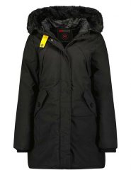 Maison Montaigne Parka "Cherimai" w kolorze czarnym rozmiar: L. Czarne parki damskie Maison Montaigne, l, z aplikacjami. Za 202.98 zł.
