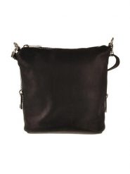 Lia Biassoni Skórzana torebka "Goriuda" w kolorze czarnym - 21 x 19 x 10 cm rozmiar: onesize. Czarne torebki klasyczne damskie Lia Biassoni, bez wzorów, z materiału, bez dodatków. Za 165.99 zł.