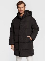 Trussardi Płaszcz zimowy Memory 52S00742 Czarny Regular Fit. Czarne kurtki męskie TRUSSARDI, na zimę, m, bez wzorów, z syntetyku. Za 1,669.00 zł.