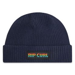 Czapka Rip Curl. Niebieskie czapki męskie Rip Curl, na zimę, bez wzorów. Za 109.99 zł.