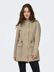 ONLY Parka w kolorze khaki rozmiar: XL. Brązowe parki damskie Only, xl, bez wzorów. Za 140.53 zł.
