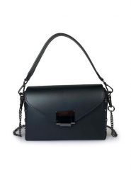 ORE10 Skórzana torebka "TR" w kolorze czarnym - 24 x 14 x 7 cm rozmiar: onesize. Czarne torebki klasyczne damskie ORE10, bez wzorów, z materiału, bez dodatków. Za 295.99 zł.