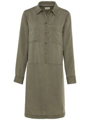 Camel Active Sukienka koszulowa w kolorze khaki rozmiar: XL. Brązowe sukienki damskie Camel Active, xl, bez wzorów, bez kołnierzyka, bez ramiączek, mini, koszulowe. Za 214.70 zł.