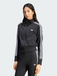 Adidas Bluza Firebird Classic Track Jacket KV9552 Czarny Regular Fit. Czarne bluzy bez kaptura damskie Adidas, l, z syntetyku. Za 328.99 zł.