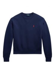 Polo Ralph Lauren Bluza 211978306504 Granatowy Regular Fit. Niebieskie bluzy bez kaptura damskie Polo Ralph Lauren, l, z bawełny. Za 819.99 zł.
