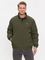 Tommy Jeans Kurtka bomber Essential DM0DM17238 Zielony Relaxed Fit. Zielone kurtki męskie Tommy Jeans, m, bez wzorów, z jeansu, bez kaptura. Za 559.99 zł.
