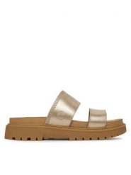 Timberland Klapki Clairemont Way TB0A2Q31N751 Złoty. Żółte klapki damskie Timberland, bez wzorów, ze skóry, bez obcasa. Za 259.99 zł.