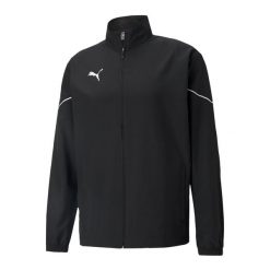 Męska Kurtka Boczna TeamRISE. Czarne kurtki męskie Puma, m, bez wzorów, sportowe, bez kaptura. Za 237.99 zł.