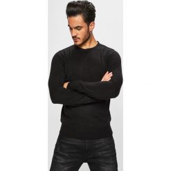 Brave Soul - Sweter. Czarne swetry męskie Brave Soul, l, bez wzorów, z dzianiny, bez kołnierzyka. W wyprzedaży za 39.90 zł.