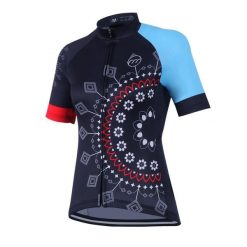 Koszulka rowerowa damska madani. Czarne bluzki sportowe damskie MADANI, l, z materiału, bez kołnierzyka, bez ramiączek. Za 49.00 zł.