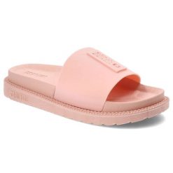 Różowe Klapki Big Star Modne Buty Na Lato. Czerwone klapki damskie Big Star, bez wzorów, bez obcasa. Za 90.99 zł.