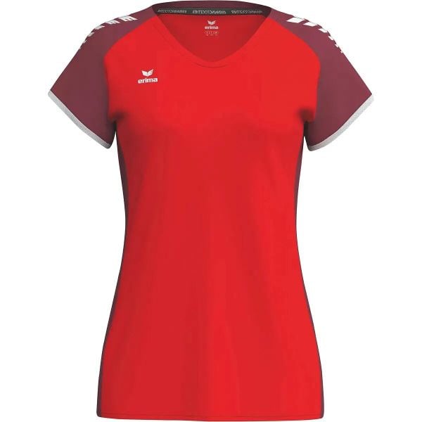 Damski tank top Erima Wings. Czerwone topy damskie Erima, bez wzorów, bez kołnierzyka. Za 219.50 zł.