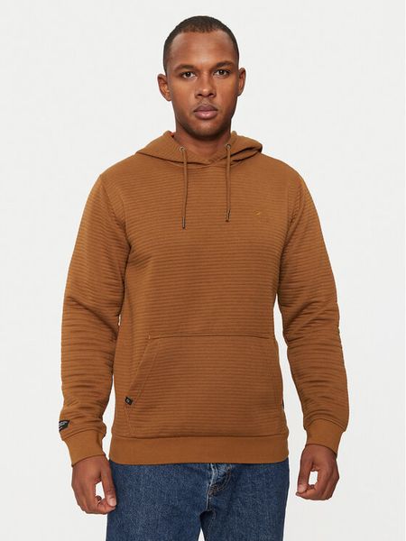 INDICODE Bluza Yalom 55-677 Brązowy Regular Fit. Brązowe bluzy bez kaptura męskie INDICODE, m, z syntetyku. Za 79.99 zł.