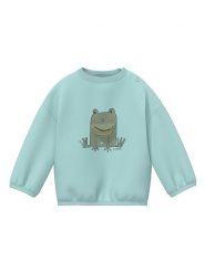 S.Oliver Bluza w kolorze błękitnym rozmiar: 92. Niebieskie bluzy i bluzki niemowlęce S.Oliver, bez wzorów, bez ramiączek, bez kaptura. Za 69.95 zł.
