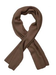 MOSS COPENHAGEN Szal "Galine Rachelle" w kolorze ciemnobrązowym - 170 x 38 cm rozmiar: onesize. Brązowe szaliki i kominy damskie MOSS COPENHAGEN, bez wzorów, z materiału. Za 82.99 zł.