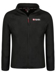 Canadian Peak Kurtka polarowa "Tugeak" w kolorze czarnym rozmiar: L. Czarne kurtki męskie Canadian Peak, l, bez wzorów, z materiału, bez kaptura. Za 78.95 zł.