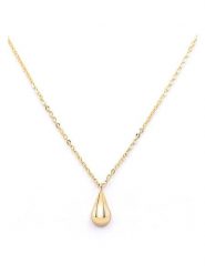 MOODE Naszyjnik "Julienne" z zawieszką - dł. 42 cm rozmiar: onesize. Żółte naszyjniki damskie MOODE, ze stali. Za 43.99 zł.