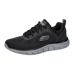 Buty do chodzenia męskie Skechers 232698BKCC. Czarne buty sportowe na co dzień męskie Skechers, z materiału, bez zapięcia, trekkingowe. Za 239.00 zł.