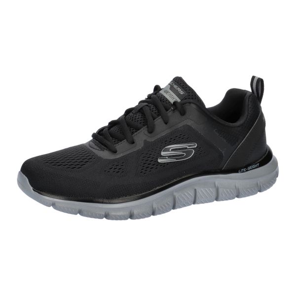 Buty do chodzenia męskie Skechers 232698BKCC. Czarne buty sportowe na co dzień męskie Skechers, z materiału, bez zapięcia, trekkingowe. Za 314.00 zł.