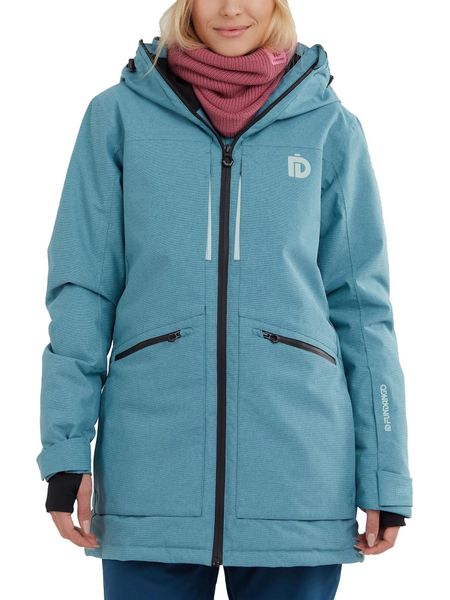 Kurtka narciarska damska Fundango Pemberton Allmountain. Niebieskie kurtki damskie Fundango, m, bez wzorów, z poliesteru, bez kaptura, narciarskie. Za 599.00 zł.