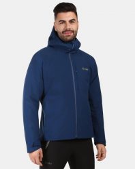 Męska kurtka outdoorowa Kilpi SONNA-M. Niebieskie kurtki outdoor męskie Kilpi, l, bez wzorów, z materiału, bez kaptura. Za 576.97 zł.