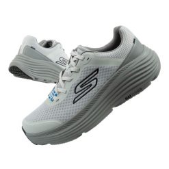 Buty sportowe męskie Skechers Max Cushioning. Szare buty sportowe na co dzień męskie Skechers, bez zapięcia, na fitness i siłownię. Za 335.00 zł.
