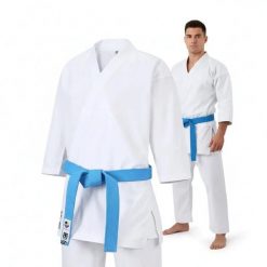 Kimono do karate School WKF - Zestaw bluza + spodnie MOOTO. Białe spodnie sportowe damskie DBX BUSHIDO, z bawełny, na fitness i siłownię. Za 169.00 zł.