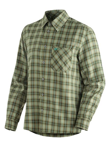 Maier Sports Koszula funkcyjna "Claas" - Regular fit - w kolorze zielonym rozmiar: 48. Zielone koszule męskie Maier Sports, bez wzorów, z materiału, bez kołnierzyka, bez ramiączek. Za 122.09 zł.