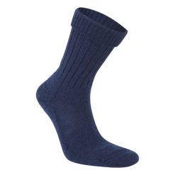 Wełniane Skarpety Do Butów Unisex Dla Dorosłych. Niebieskie skarpetki damskie CRAGHOPPERS, bez wzorów, z materiału. Za 90.99 zł.