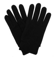 Czarne Męskie Rękawiczki, Polarowe, Jesienno-Zimowe. Czarne rękawiczki męskie Pako Jeans, na zimę, bez wzorów, z polaru. Za 29.00 zł.