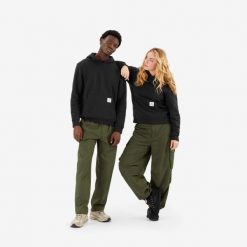 Bluza sportowa z kapturem uniseks Simond. Czarne bluzy sportowe damskie SIMOND, l, bez wzorów, z bawełny, bez ramiączek, z kapturem. Za 199.99 zł.