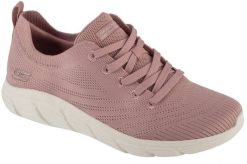 Buty sportowe Sneakersy damskie, Bobs B Flex - Graceful Stride. Czerwone buty sportowe na co dzień damskie Skechers, bez wzorów, z materiału, trekkingowe. Za 229.99 zł.