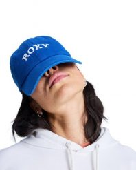 Czapka dla Kobiety SUMMER BREEZY Fioletowy. Niebieskie czapki z daszkiem damskie Roxy, bez wzorów, z bawełny. Za 129.99 zł.