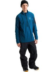 Burton Bluza polarowa "[ak] Helium Grid" w kolorze niebieskim rozmiar: M. Niebieskie bluzy bez kaptura męskie Burton, m, z polaru. Za 504.95 zł.